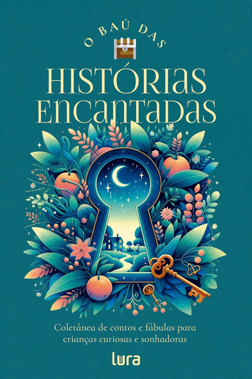 Mockup do Livro O Baú das Histórias Encantadas