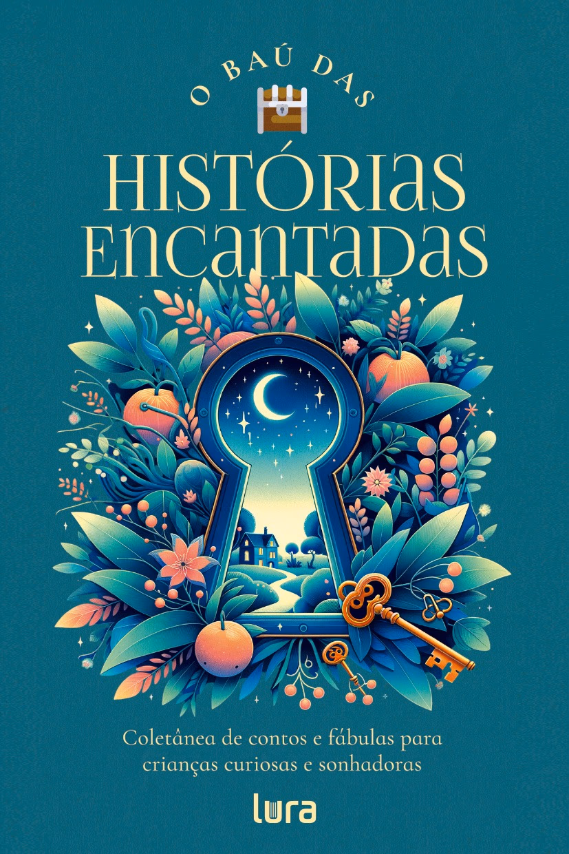 Mockup do Livro O Baú das Histórias Encantadas
